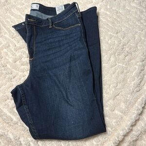 Dark Wash Curvy High Rise Jean Legging